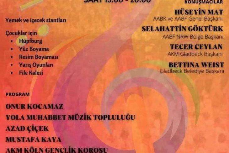 AVRUPA ALEVİ BİRLİKLERİİNDEN ALEVİ FESTİVAL’İNE DAVET
